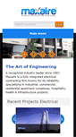 Mobile Screenshot of maxaire.net