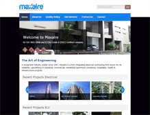 Tablet Screenshot of maxaire.net